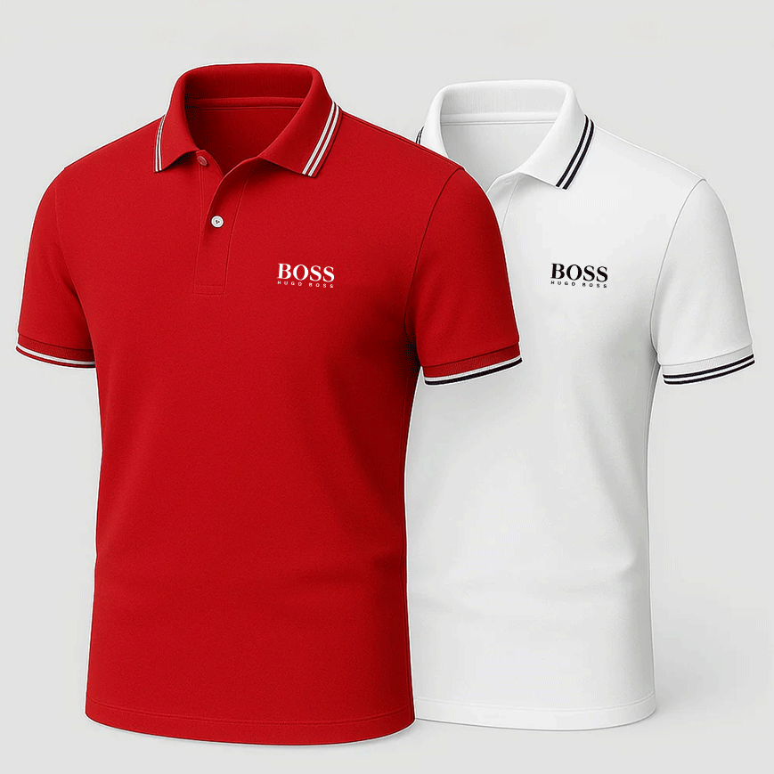 [TAKE 2, PAY FOR 1] 2-PIECE SET PREMIERE POLO SHIRTS